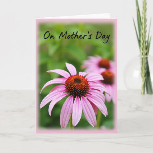 Tarjeta del Día de la Madre Rosa Pálido