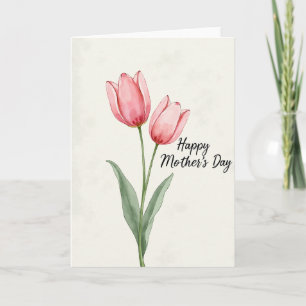 Tarjeta del Día de la Madre Rosebud