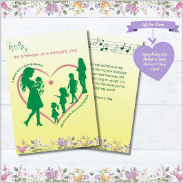 Tarjeta del Día de la Madre Sinfonía del Amor de u