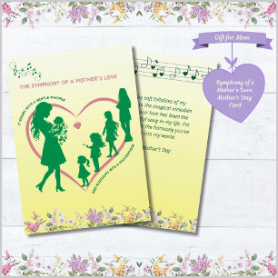 Tarjeta del Día de la Madre Sinfonía del Amor de u