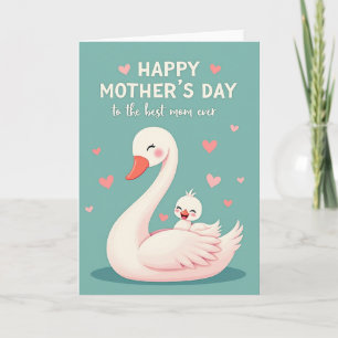Tarjeta del Día de la Madre Suave