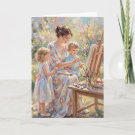 Tarjeta del Día de la Madre Sueña en Grande