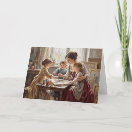 Tarjeta del Día de la Madre Sueños Pintados Juntos