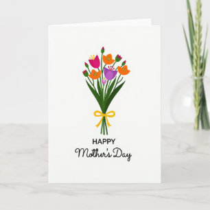 Tarjeta del Día de la Madre Sunshine Floral