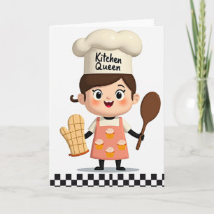 Tarjeta del Día de la Madre Sweet Kitchen Queen