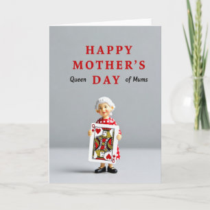 Tarjeta del Día de la Madre Sweet Queen Mum