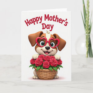 Tarjeta del Día de la Madre Sweet Roses