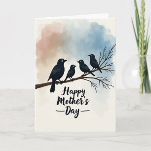 Tarjeta del Día de la Madre Terracotta Sky