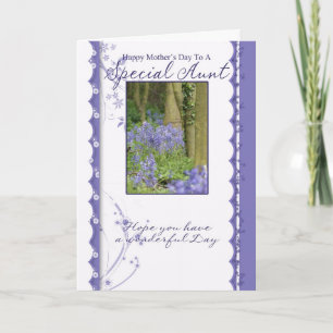 Tarjeta del día de la madre, tía especial