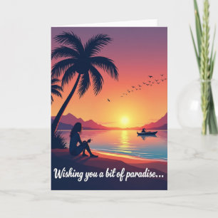 Tarjeta del Día de la Madre Tropical