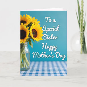 Tarjeta del Día de la Madre Turquesa