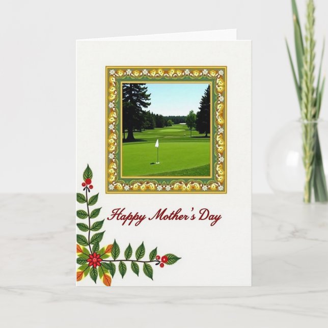 Tarjeta del Día de la Madre Verde (Anverso)
