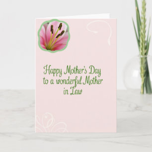 Tarjeta del Día de la Madre Verde y Maravillosa