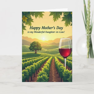 Tarjeta del Día de la Madre Vineyard Vista