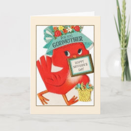 Tarjeta del Día de la Madre Vintage para la Madrin