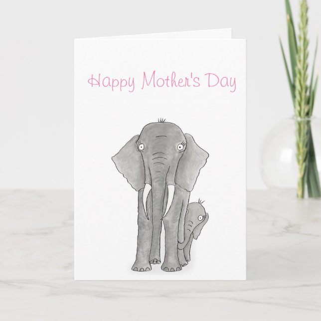 Tarjeta del Día de la Madre y del Niño (Anverso)