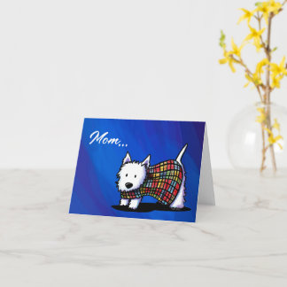 Tarjeta del Día de la Mamá de Westie