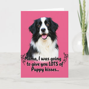 Tarjeta del Día de la Mamá Perrita Dulce