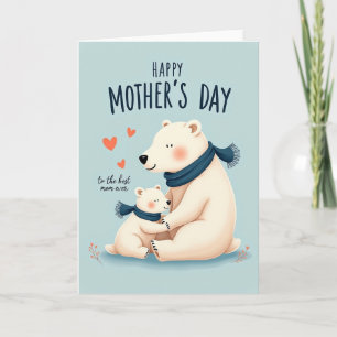 Tarjeta del Día de la Mejor Mamá del Mundo con Osi