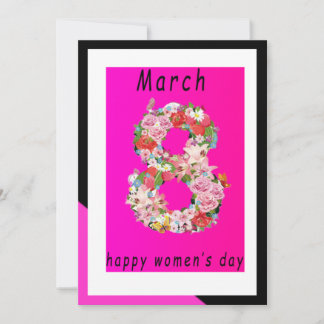 tarjeta del día de la mujer