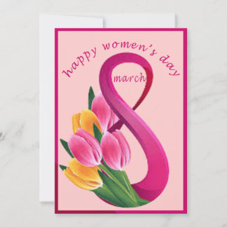 tarjeta del día de la mujer