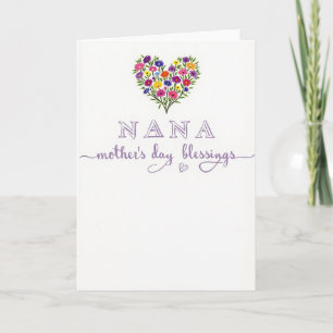 Tarjeta del Día de la Nana con mucho cariño