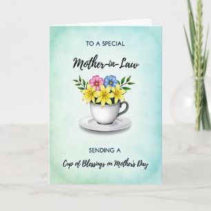 Tarjeta del Día de la Suegra Bendiciones