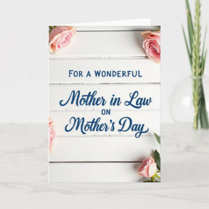 Tarjeta del Día de la Suegra Rayada