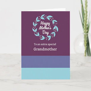 Tarjeta del Día de las Abuelas Ciruela