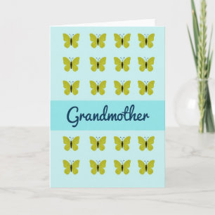 Tarjeta del Día de las Abuelas con Alas