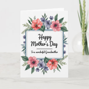 Tarjeta del Día de las Abuelas de Lunares
