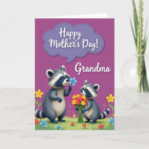 Tarjeta del Día de las Abuelas del Bosque