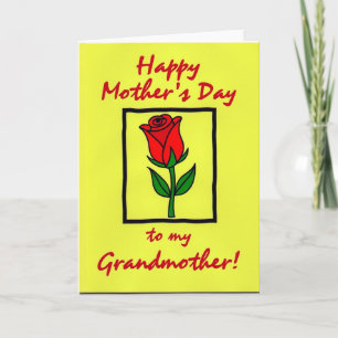 Tarjeta del Día de las Abuelas más Dulces