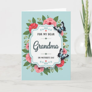 Tarjeta del Día de las Abuelas más Dulces