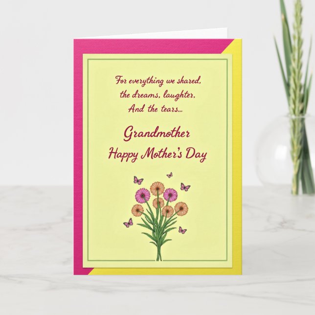 Tarjeta del Día de las Abuelas Radiantes (Anverso)
