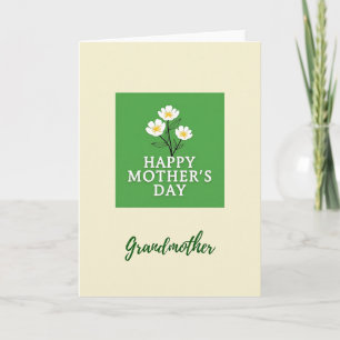 Tarjeta del Día de las Abuelas Verdes