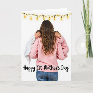 Tarjeta del Día de las Madres Abrazo Maternal