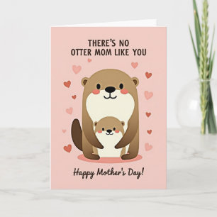 Tarjeta del Día de las Madres Amantes de las Nutri