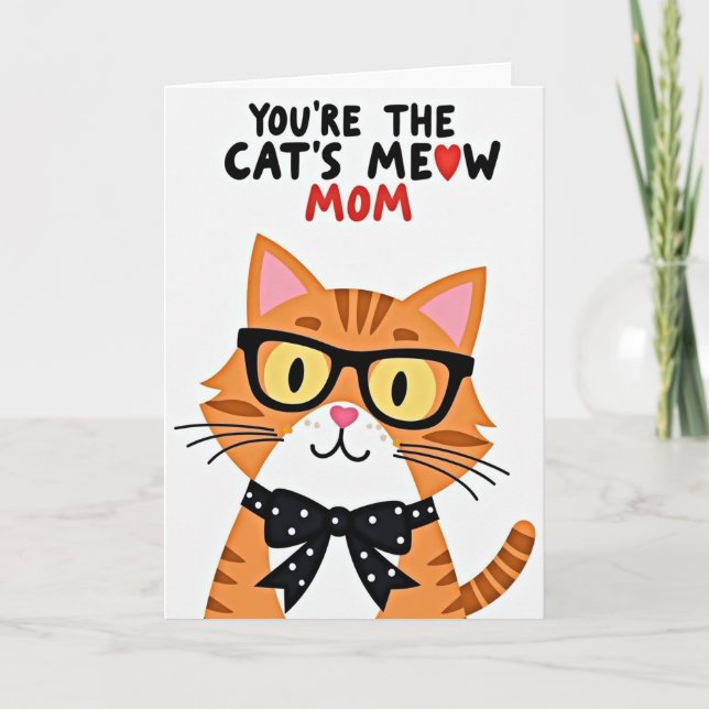 Tarjeta del Día de las Madres con Corazón de Maull (Anverso)
