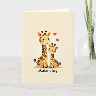 Tarjeta del Día de las Madres con Manchas Amorosas