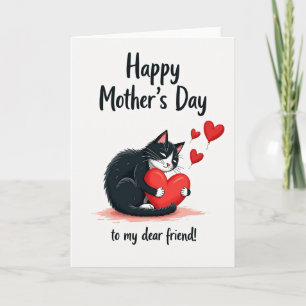 Tarjeta del Día de las Madres con mucho cariño par