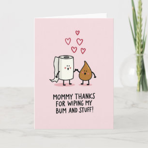 Tarjeta del Día de las Madres Corazones