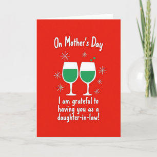 Tarjeta del Día de las Madres de Amor de Nuera