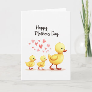 Tarjeta del Día de las Madres de la Familia de Pat