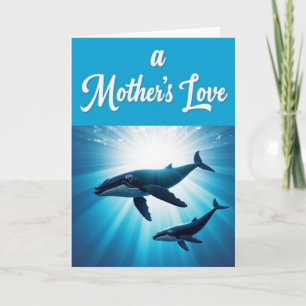 Tarjeta del Día de las Madres del Océano