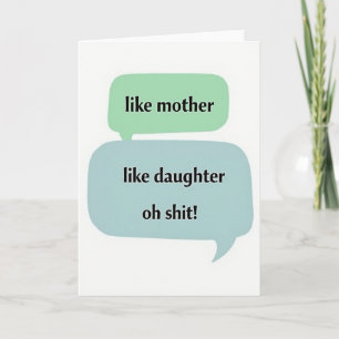 Tarjeta del Día de las Madres Divertidas