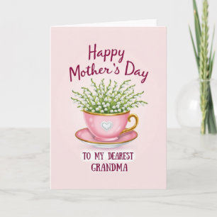 Tarjeta del Día de las Madres Elegantes