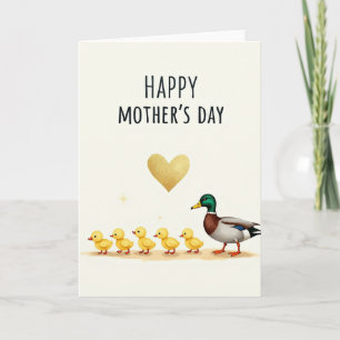 Tarjeta del Día de las Madres Emerald Bird