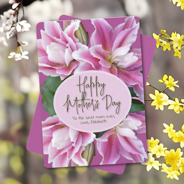 Tarjeta del Día de las Madres Felices de la Rosa L (Subido por el creador)