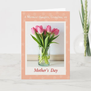 Tarjeta del Día de las Madres Flor de Floración Du